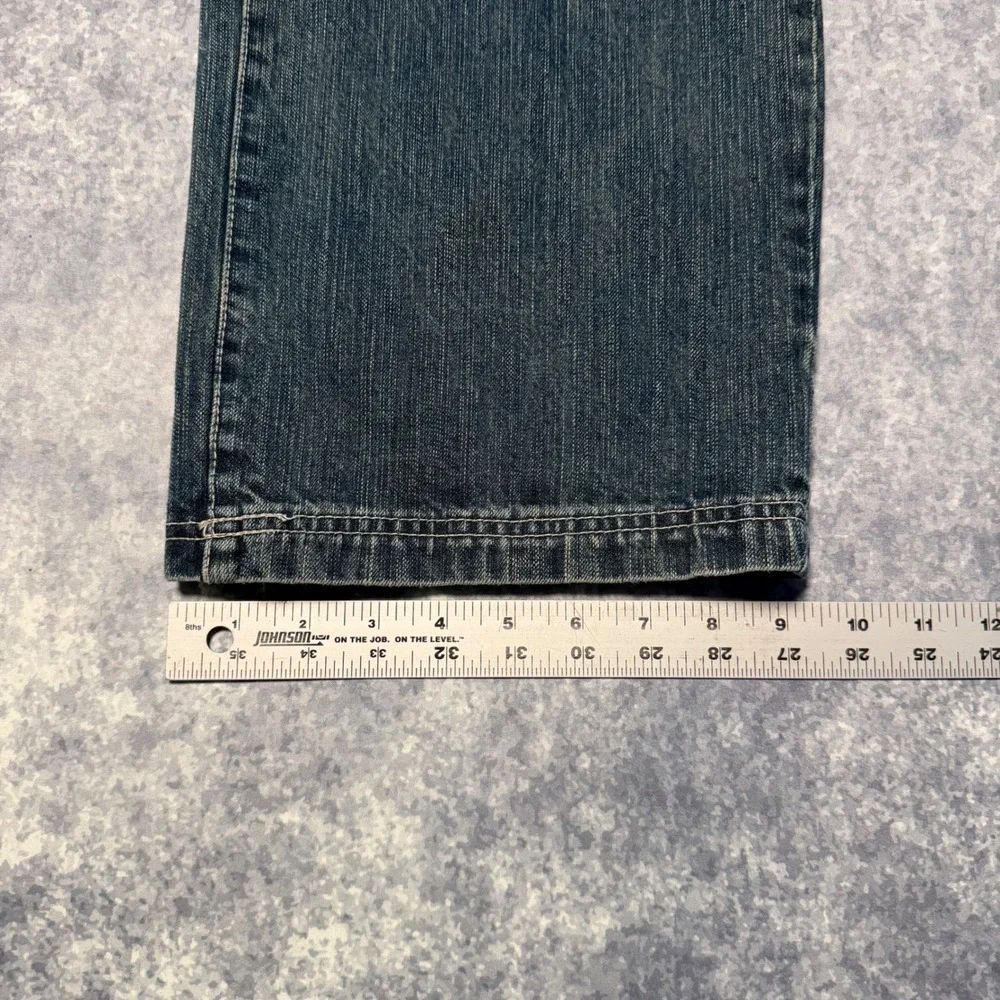 LRG Surplus Research Group Men 38 Utility Denim Jeans Blue Medium Wash Y2K Baggy